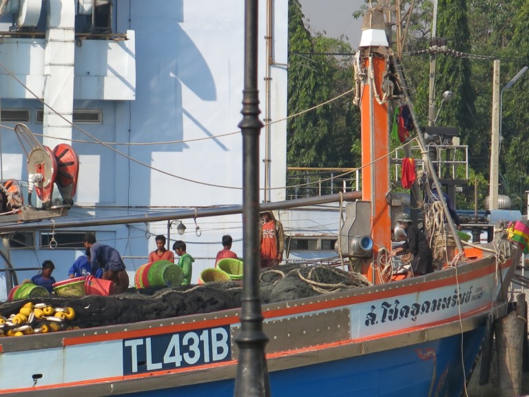 Fiskebåt Thailand
