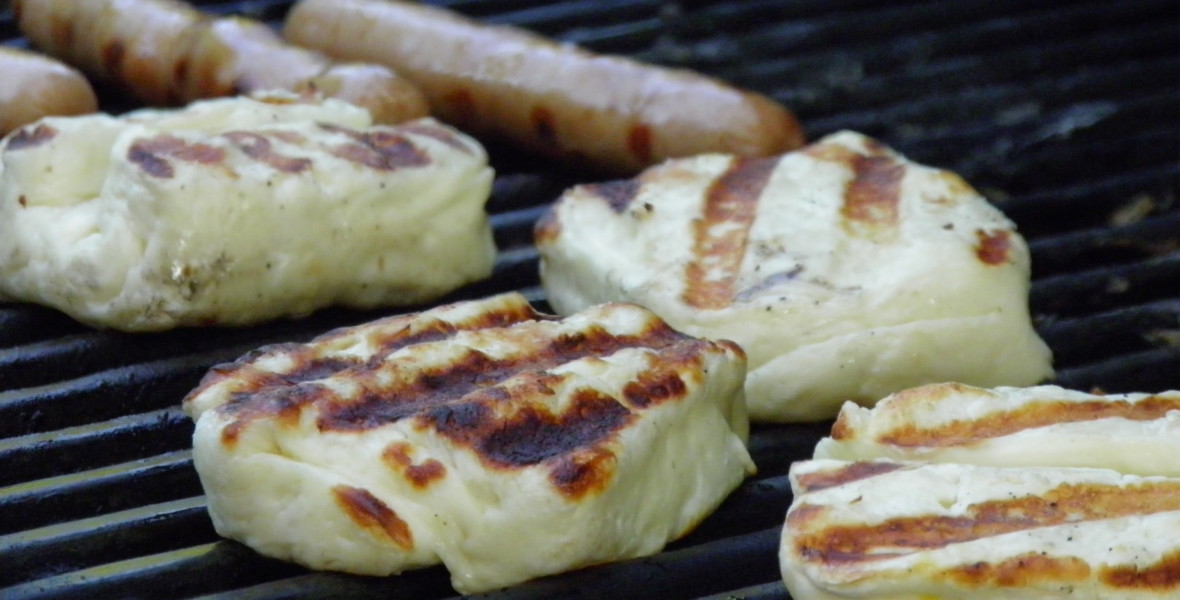 Halloumi på grillen