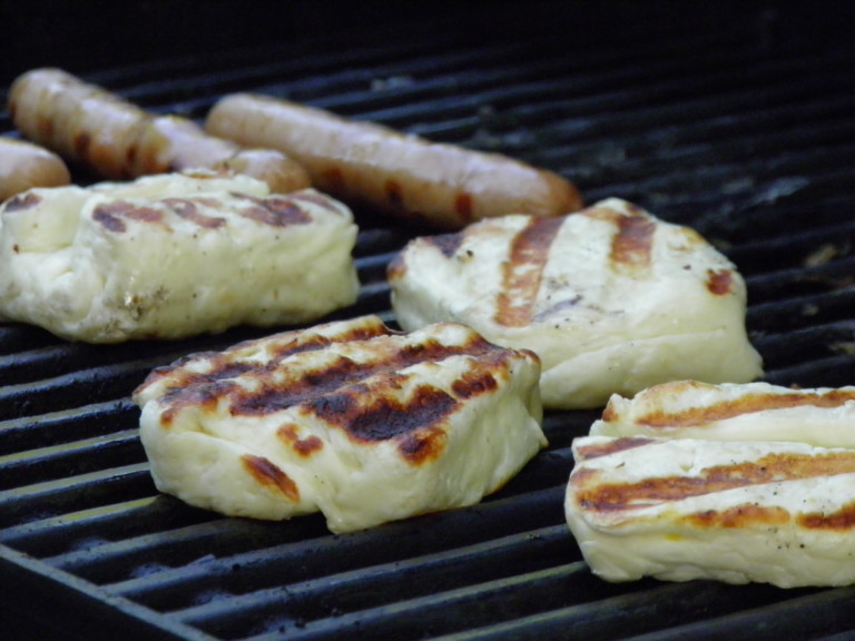 Halloumi på grillen