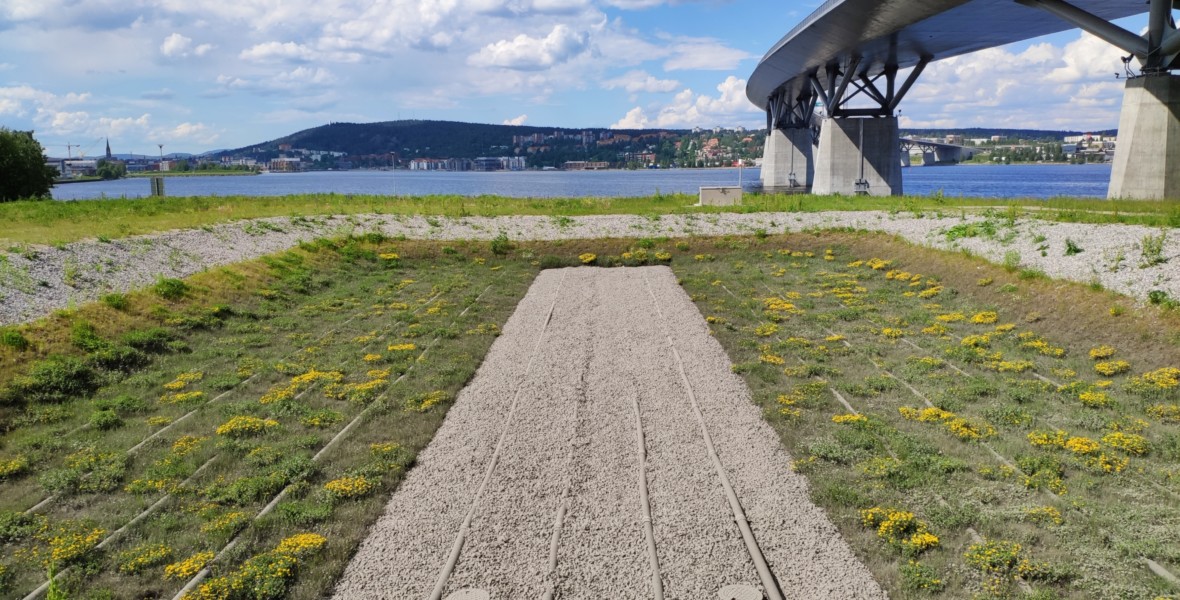 Reningsanläggning vid Sundsvallsbron.