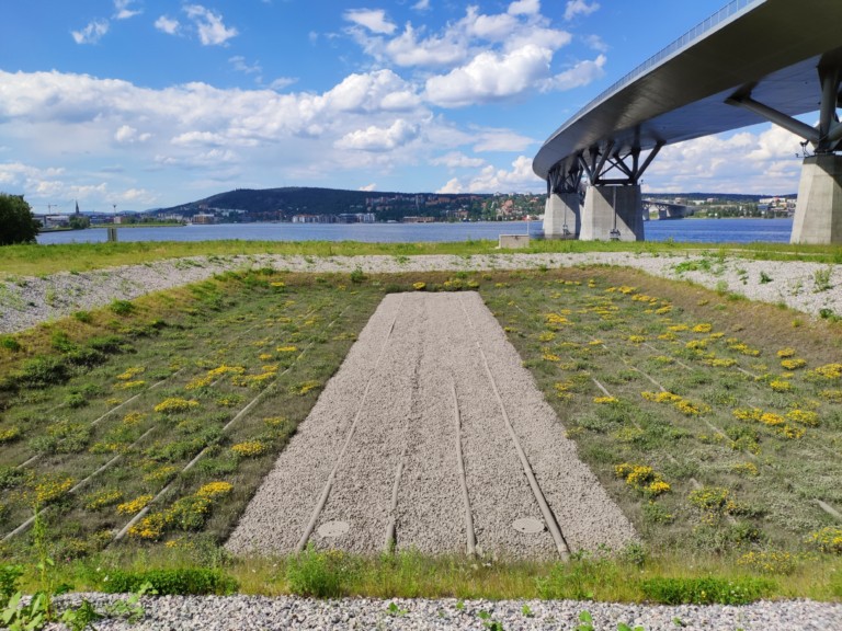 Reningsanläggning vid Sundsvallsbron.