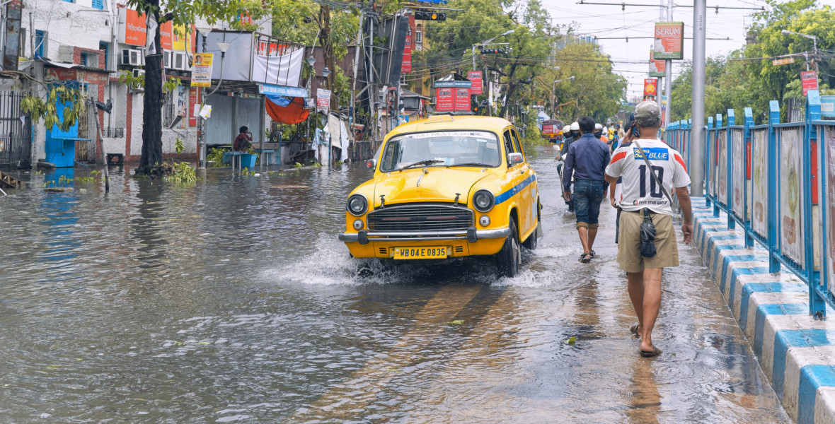 Översvämning i Indien