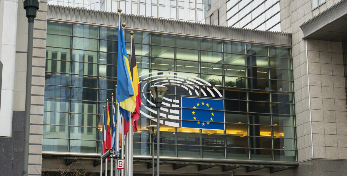 European Parliament Building In Brussels Belgiums