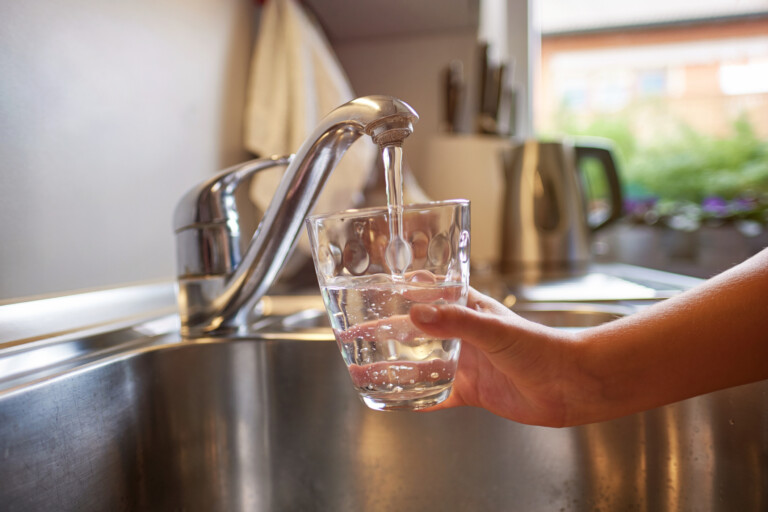 Kranvatten i glas