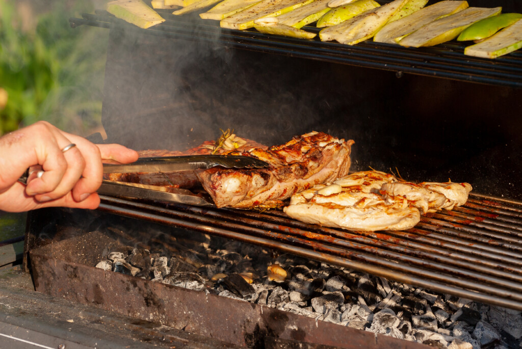Kycklingfilé på grillen