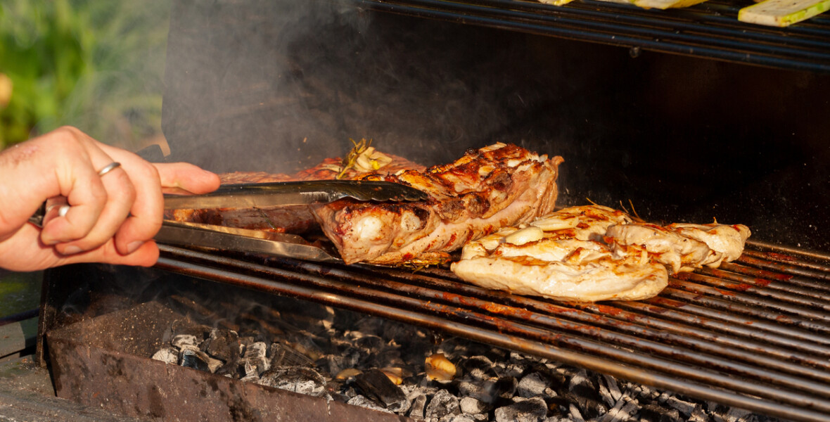 Kycklingfilé på grillen