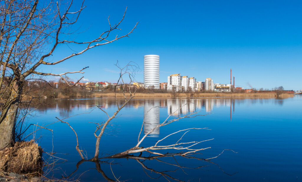 Munksjön framför Munksjöstaden