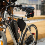 Elcykel med batteri
