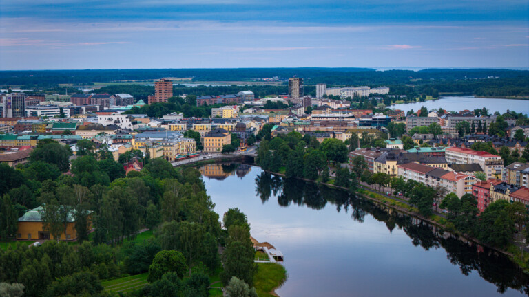 Vy över Karlstad