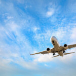 Flygplan i luften