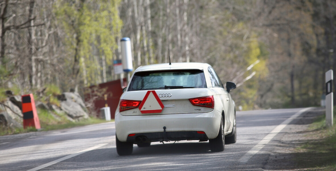 Epa-traktor på väg