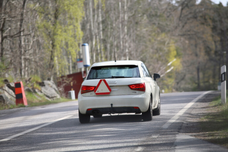 Epa-traktor på väg