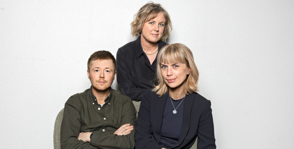 Gruppbild på redaktionen