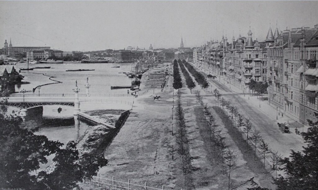 Arkivbild över Strandvägen 1899